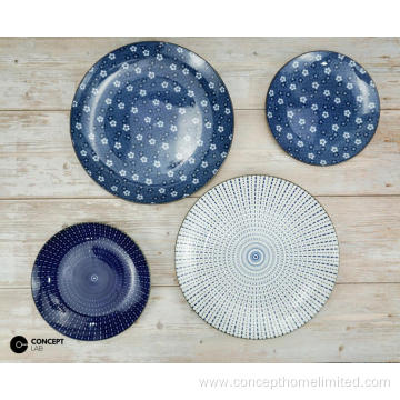 Stamping dinnerware set with full decal